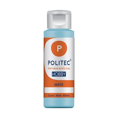 Acrílico POLITEC Hobby Azul Cielo 60 ml c/1 pieza Acrílico POLITEC Hobby Azul Cielo 60 ml c/1 pieza