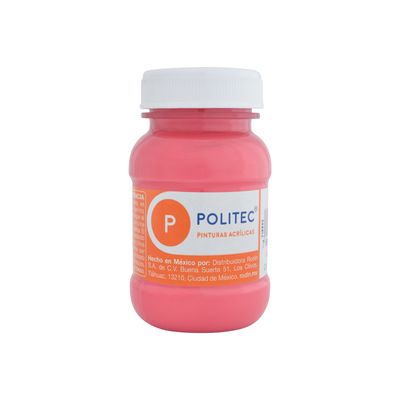 Acrílico POLITEC Coral 100ml c/1 pieza Acrílico POLITEC Coral 100ml c/1 pieza