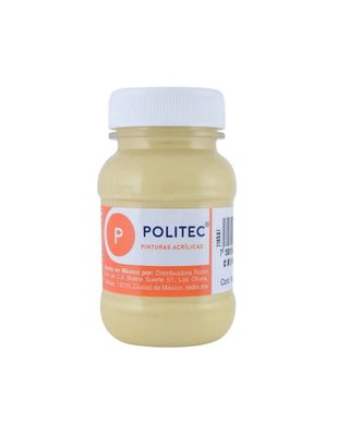 Pintura Acrílica POLITEC Crema 100ml.