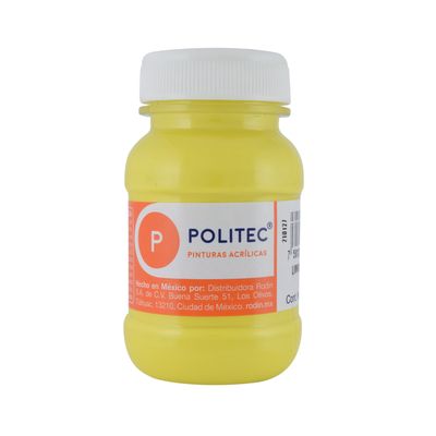 Acrílico POLITEC Limón Hanza 100ml c/1 pieza