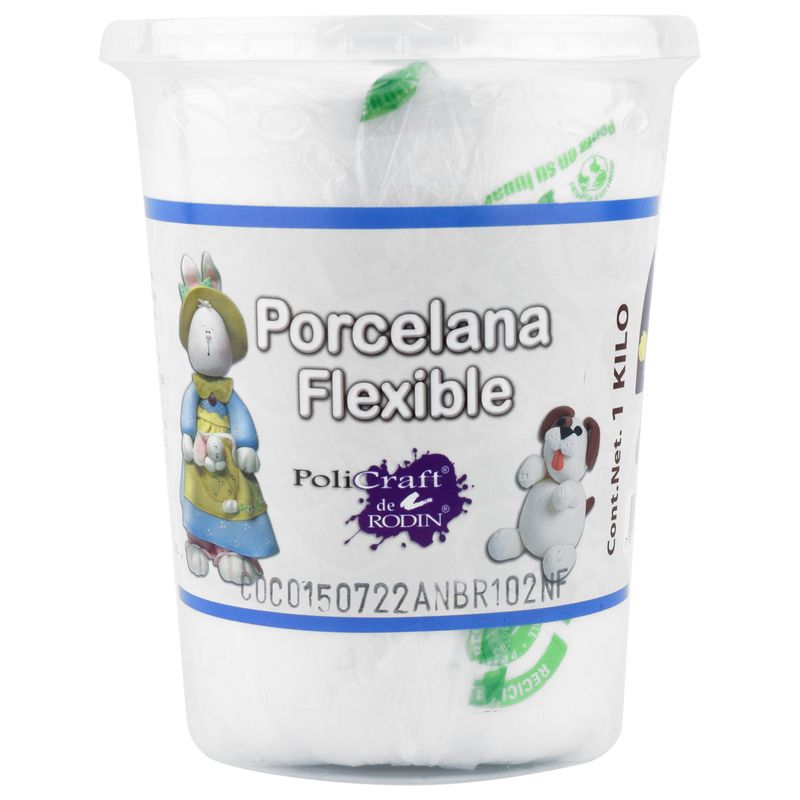 Pasta Francesa, Porcelana fría y flexible de 1 Kg