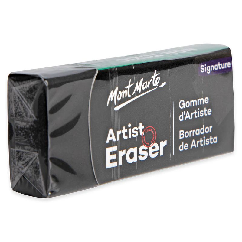 Borrador Artist, Mont-Marte, 6cmx2.36-Color Negro