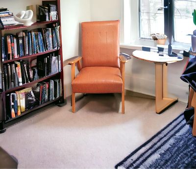 Fauteuil élégant simili cuir