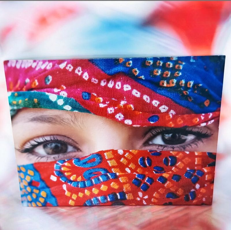 Tableau  Regard coloré