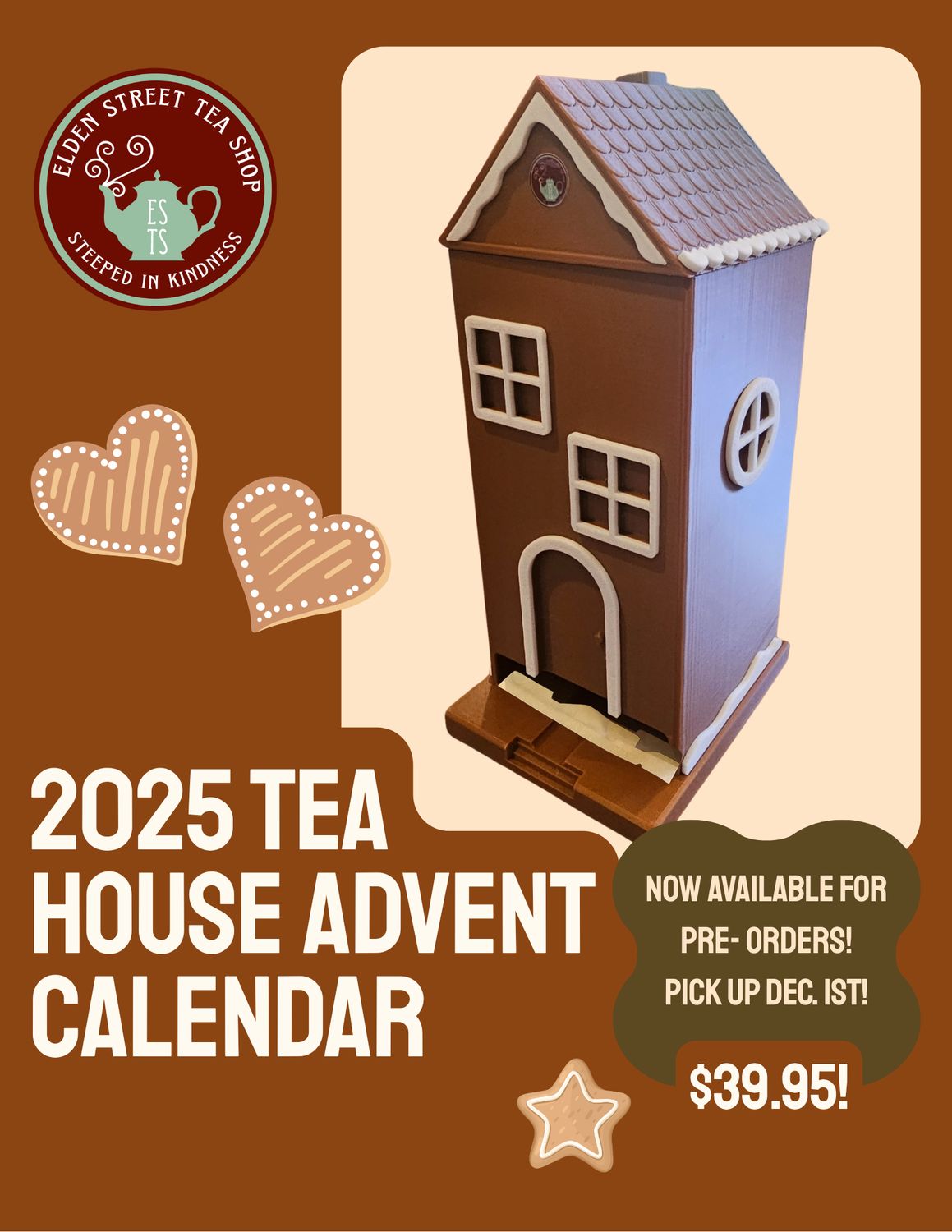 2025 Gingerbread Tea House Advent Calendar