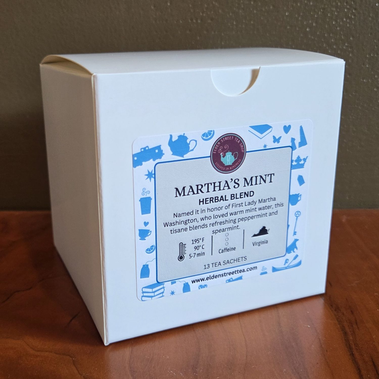 Martha's Mint - 13 Tea Sachets