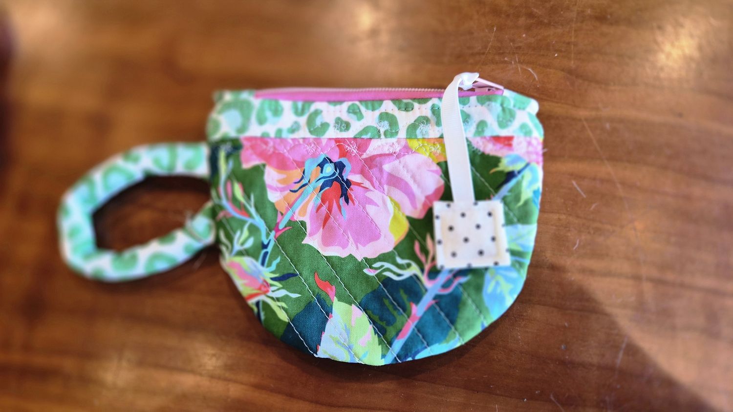 TeaCup Zipper Purse