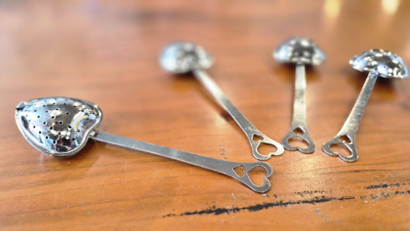 Heart Tea Strainer Spoon