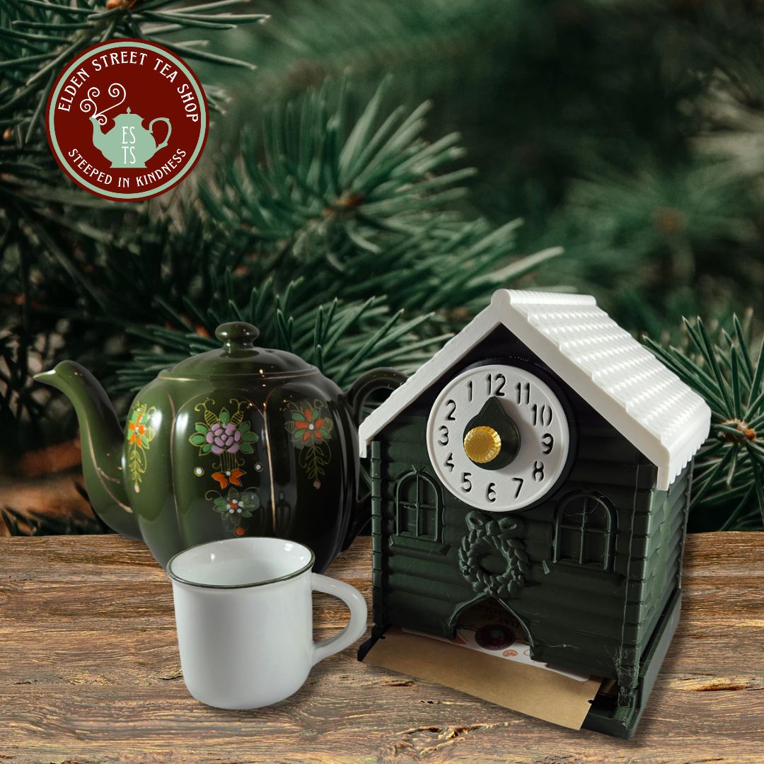 2026 Tea Calender, Options: Log Cabin Advent Calendar with 12 Teas