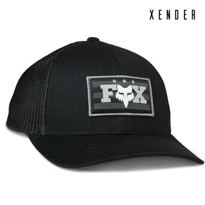 FOX RACING UNITE NEGRO FLEXFIT  GORRA