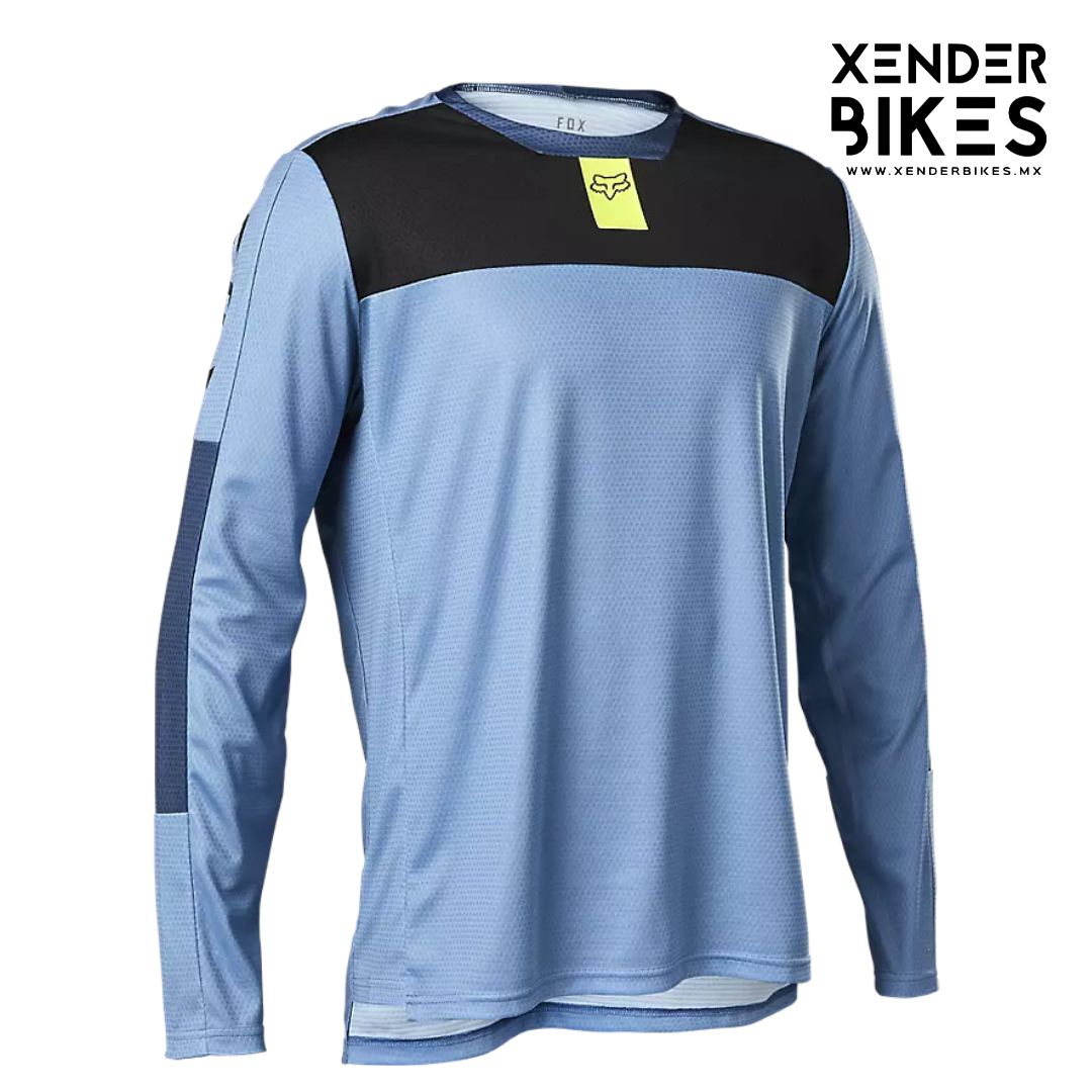 FOX RACING DEFEND FOX HEAD AZUL CIELO JERSEY