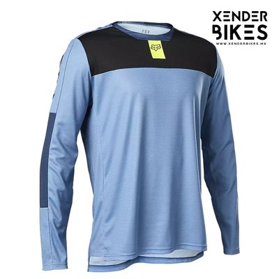 FOX RACING DEFEND FOX HEAD AZUL CIELO JERSEY