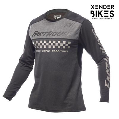 FASTHOUSE ALLOY MESA LS NEGRO JERSEY