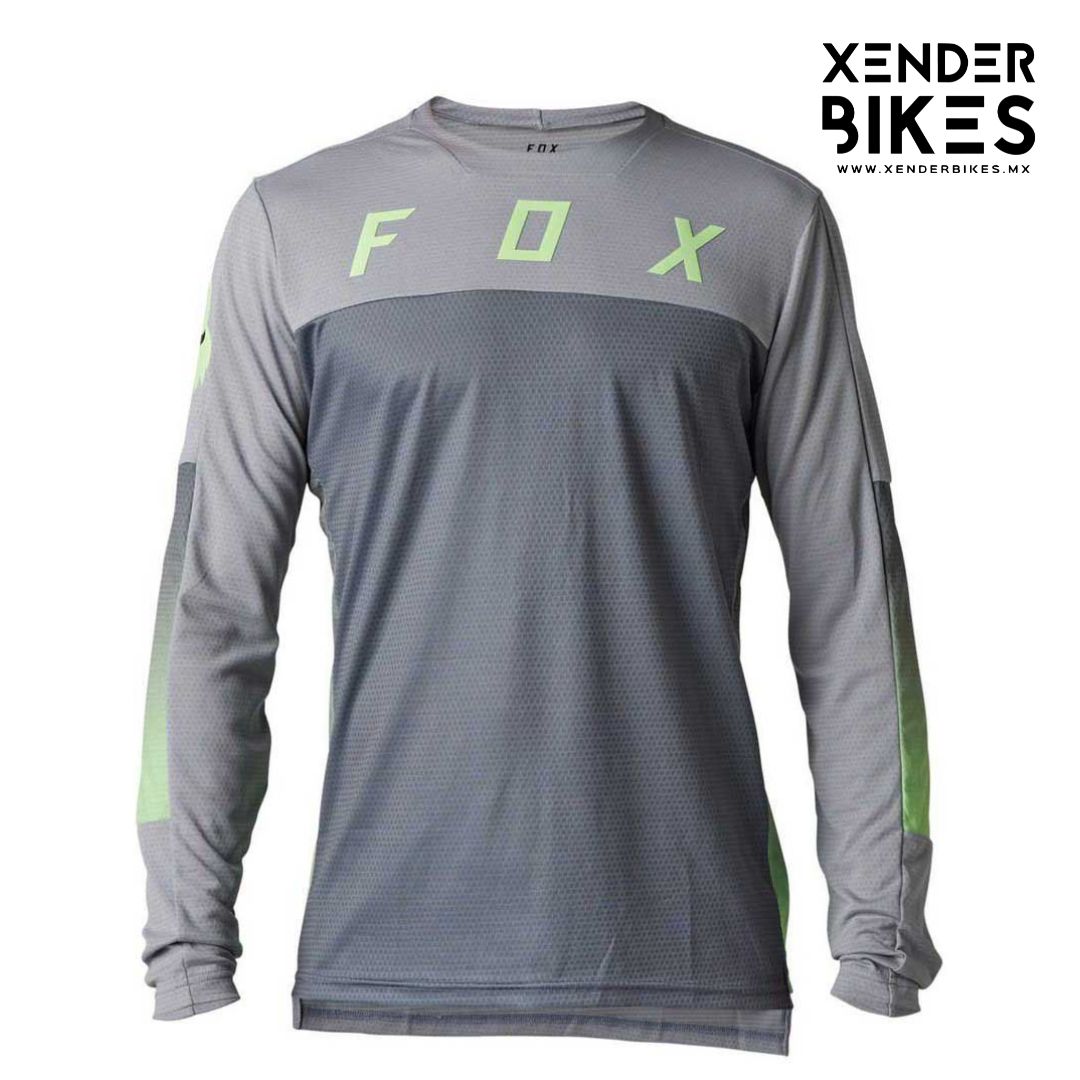 FOX RACING DEFEND LS CEKT GRIS JERSEY