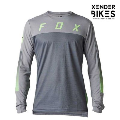FOX RACING DEFEND LS CEKT GRIS JERSEY