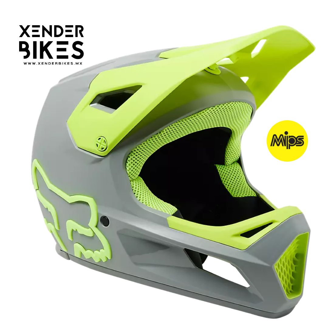 FOX RACING RAMPAGE CESHYN GRIS CASCO
