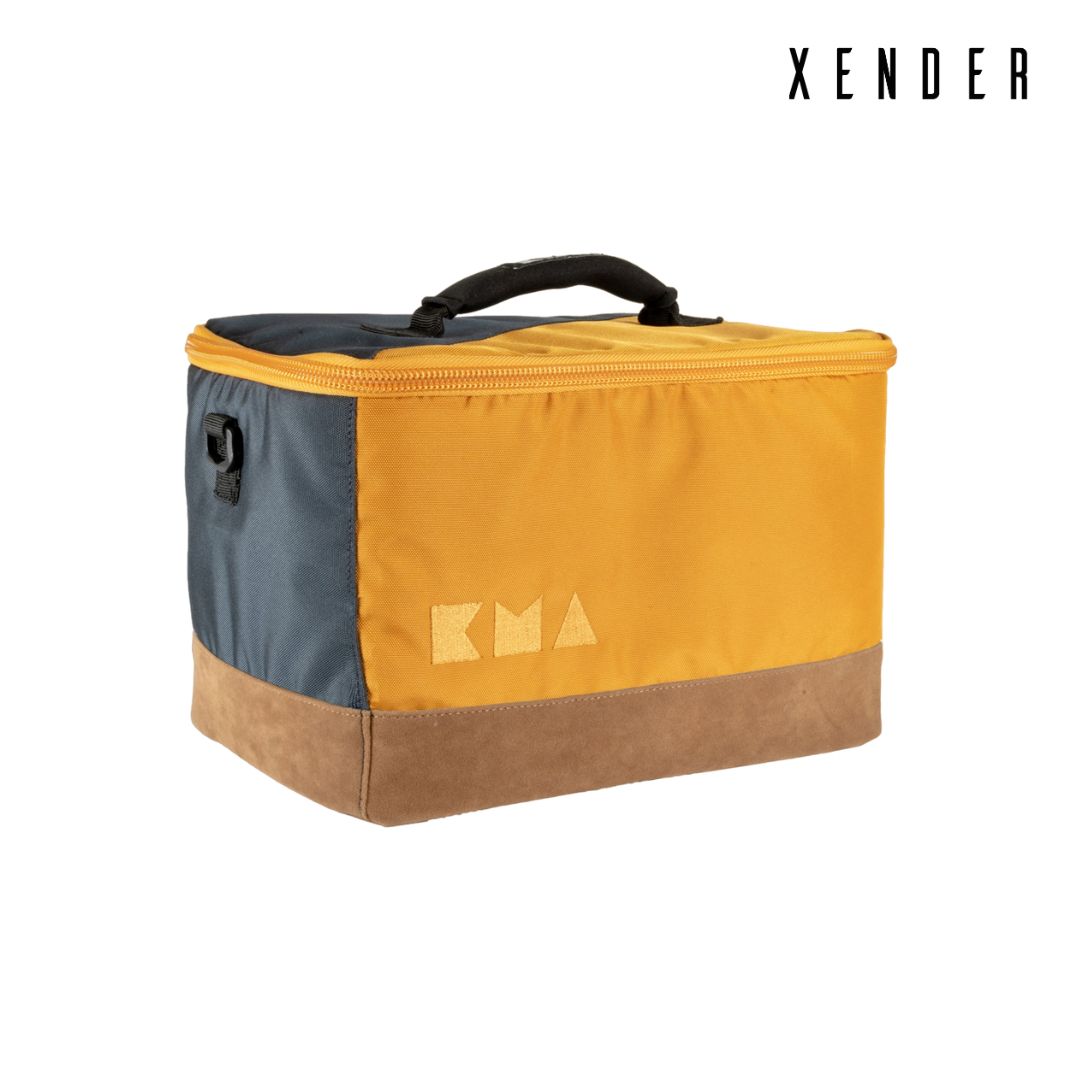 KMA HIELERA 12L AZUL/MOSTAZA