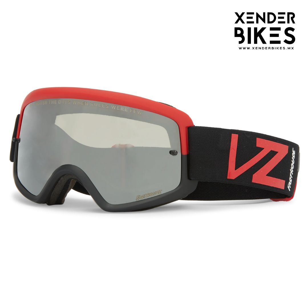 FASTHOUSE X VONZIPPER BEEFY ELROD NEGRO/ROJO GOGGLES