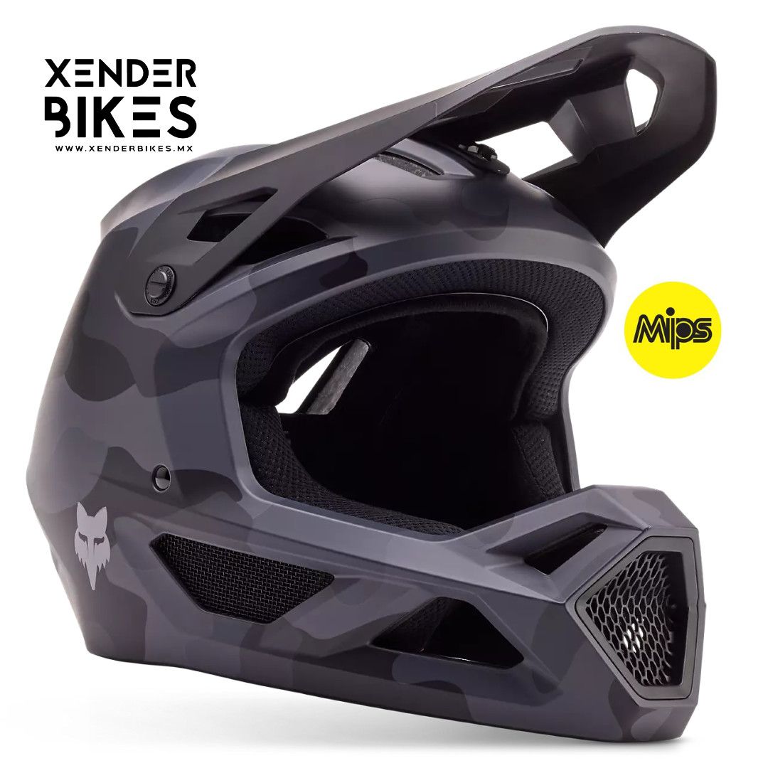 FOX RACING RAMPAGE S4 NEGRO CAMO CASCO