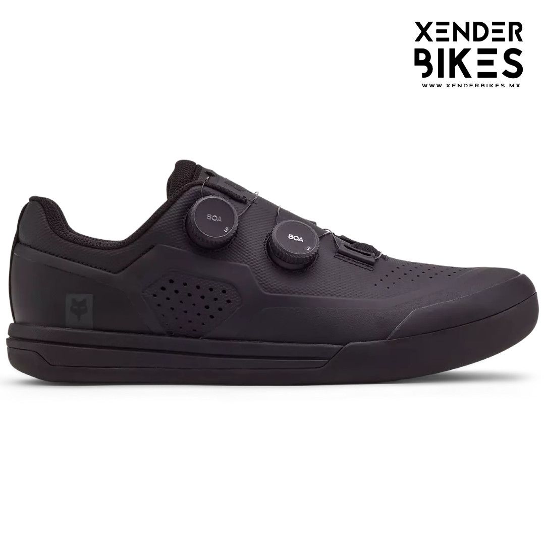 FOX RACING UNION BOA S4 NEGRO ZAPATOS