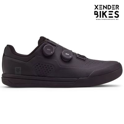 FOX RACING UNION BOA S4 NEGRO ZAPATOS