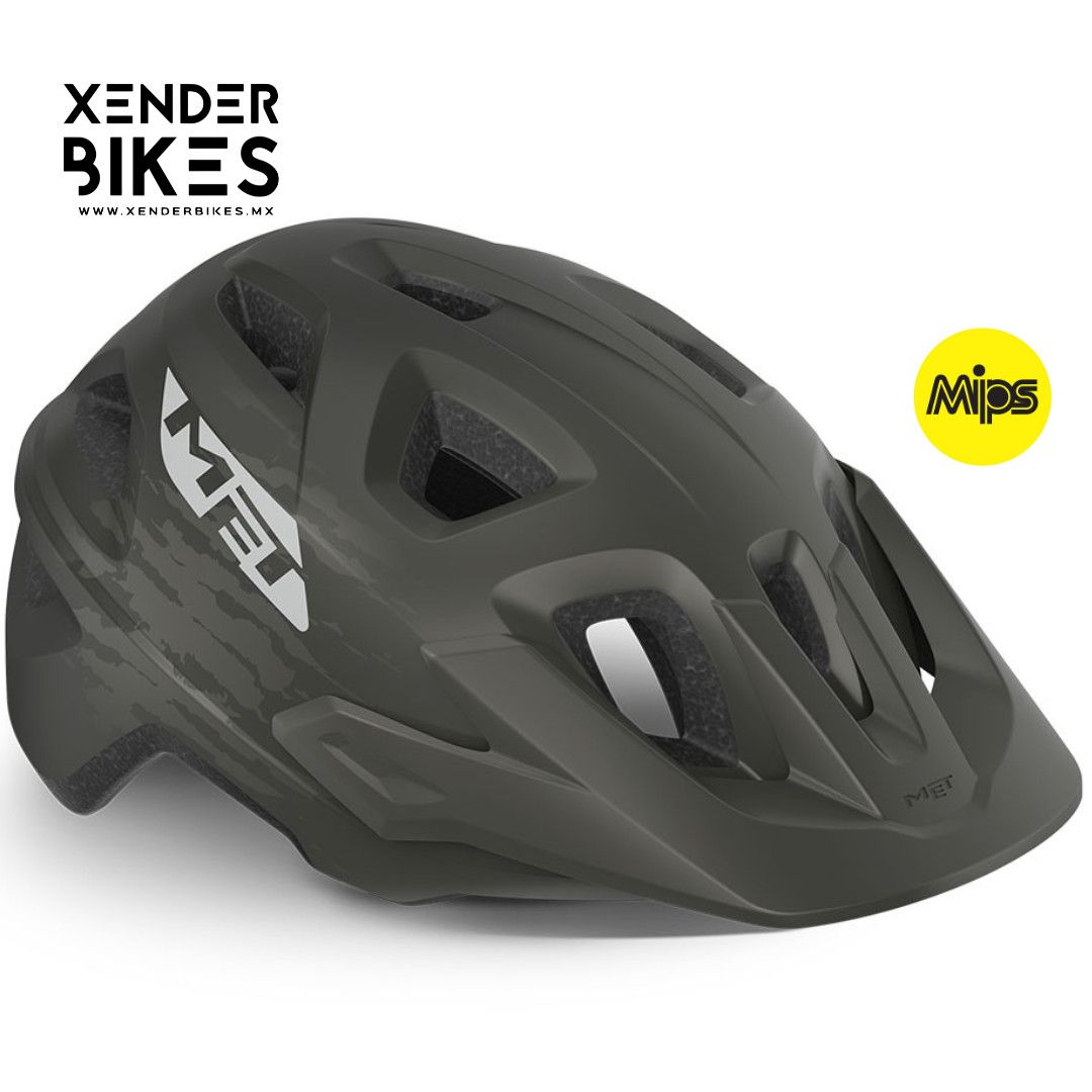 MET ECHO MIPS TITANIUM MATE CASCO