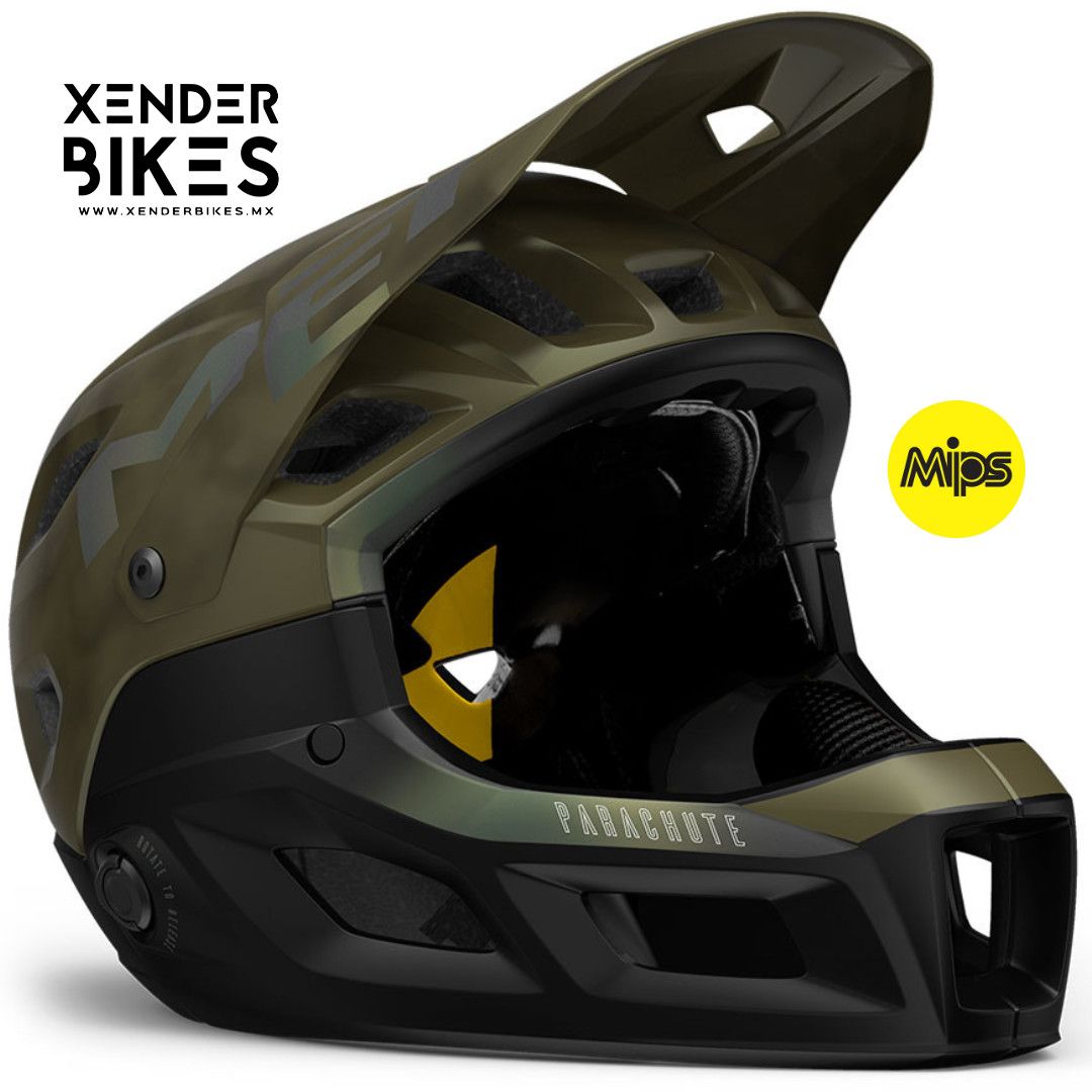 MET PARACHUTE MCR MIPS VERDE KIWI CASCO