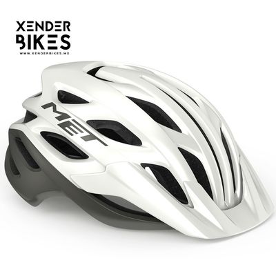 MET VELENO BLANCO GRIS MATE CASCO