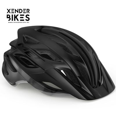 MET VELENO NEGRO MATE CASCO