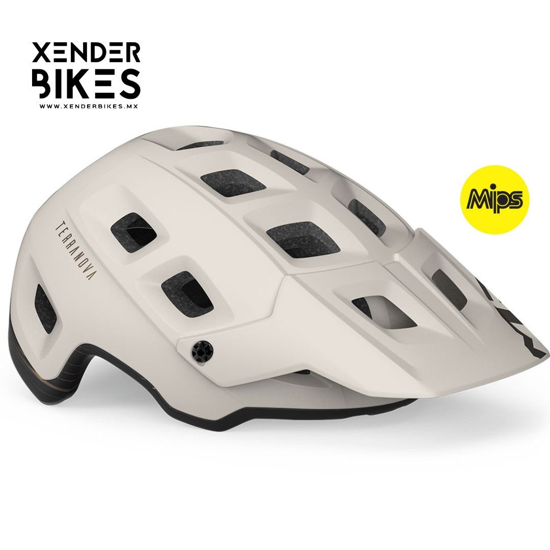 MET TERRANOVA BLANCO BRONZE MATE MIPS CASCO
