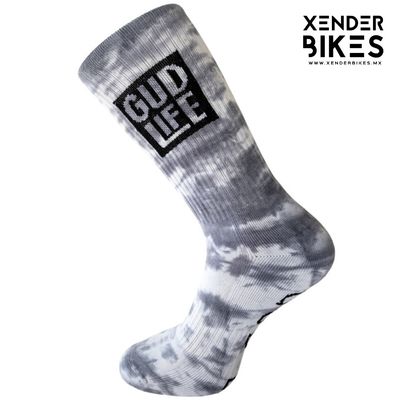 GUD LIFE TIE DYE BLACK CALCETAS