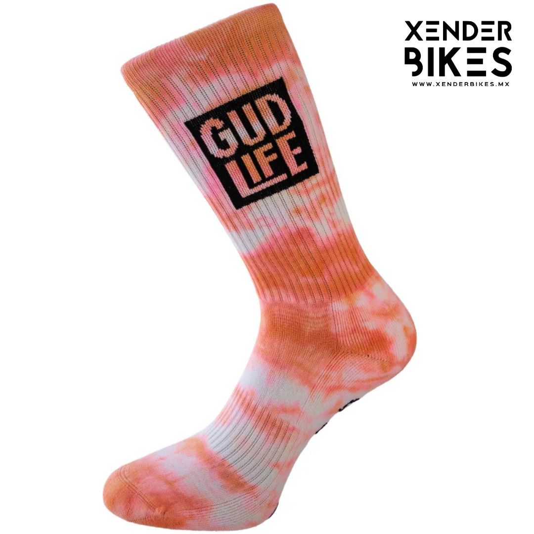 GUD LIFE TIE DYE PINK CALCETAS