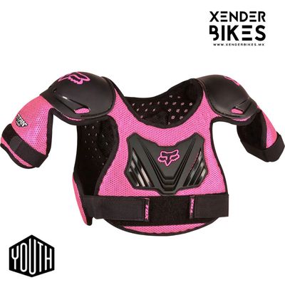 FOX RACING RACEFRAME ROOST NIÑO ROSA PETO