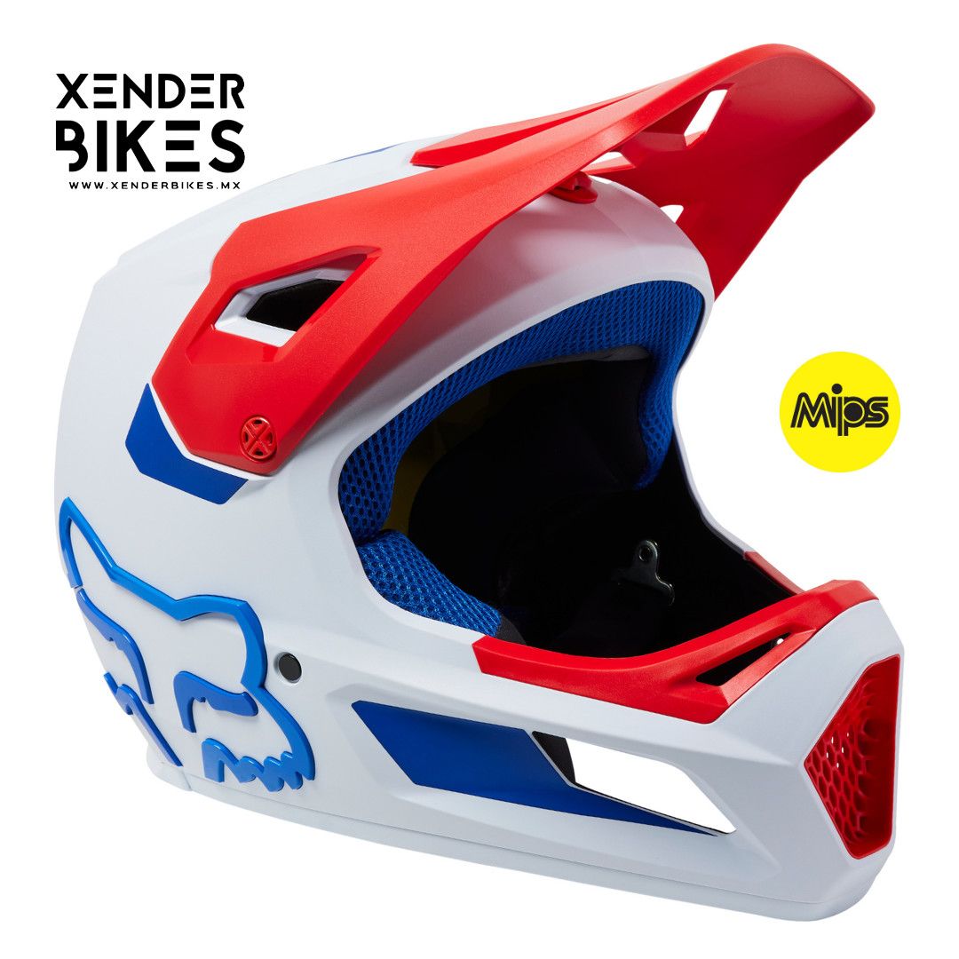 FOX RACING RAMPAGE CESHYN ROJO/AZUL (29864-006) CASCO