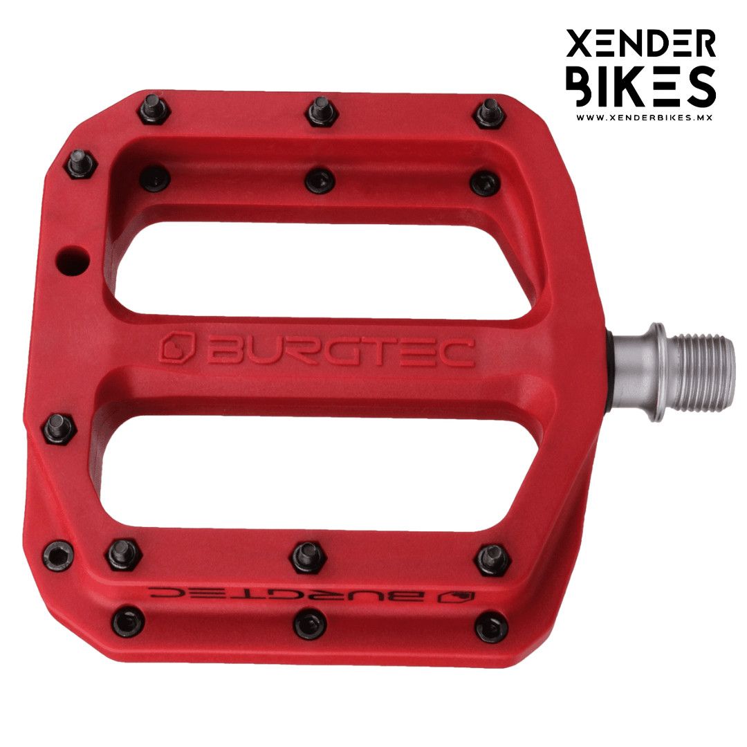 BURGTEC MK4 COMPOSITE PEDALES ROJO
