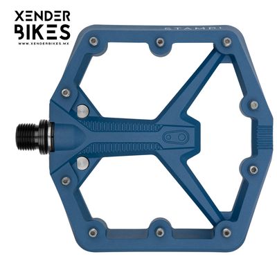 CRANKBROTHERS STAMP 1 V2 AZUL MARINO PEDALES