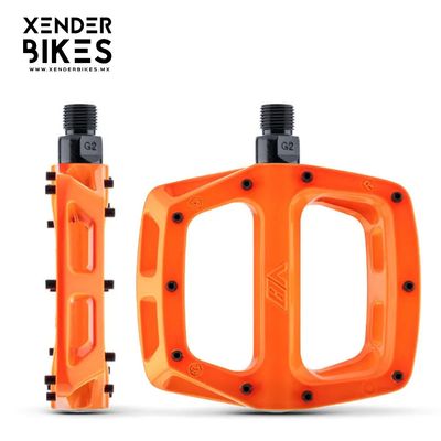 DMR V8 NARANJA PEDALES
