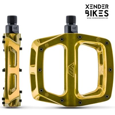 DMR V8 DORADO PEDALES