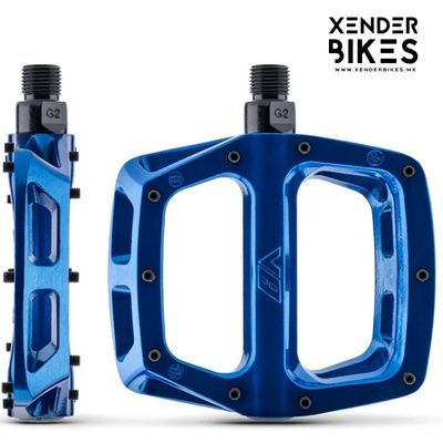 DMR V8 AZUL CROMO PEDALES