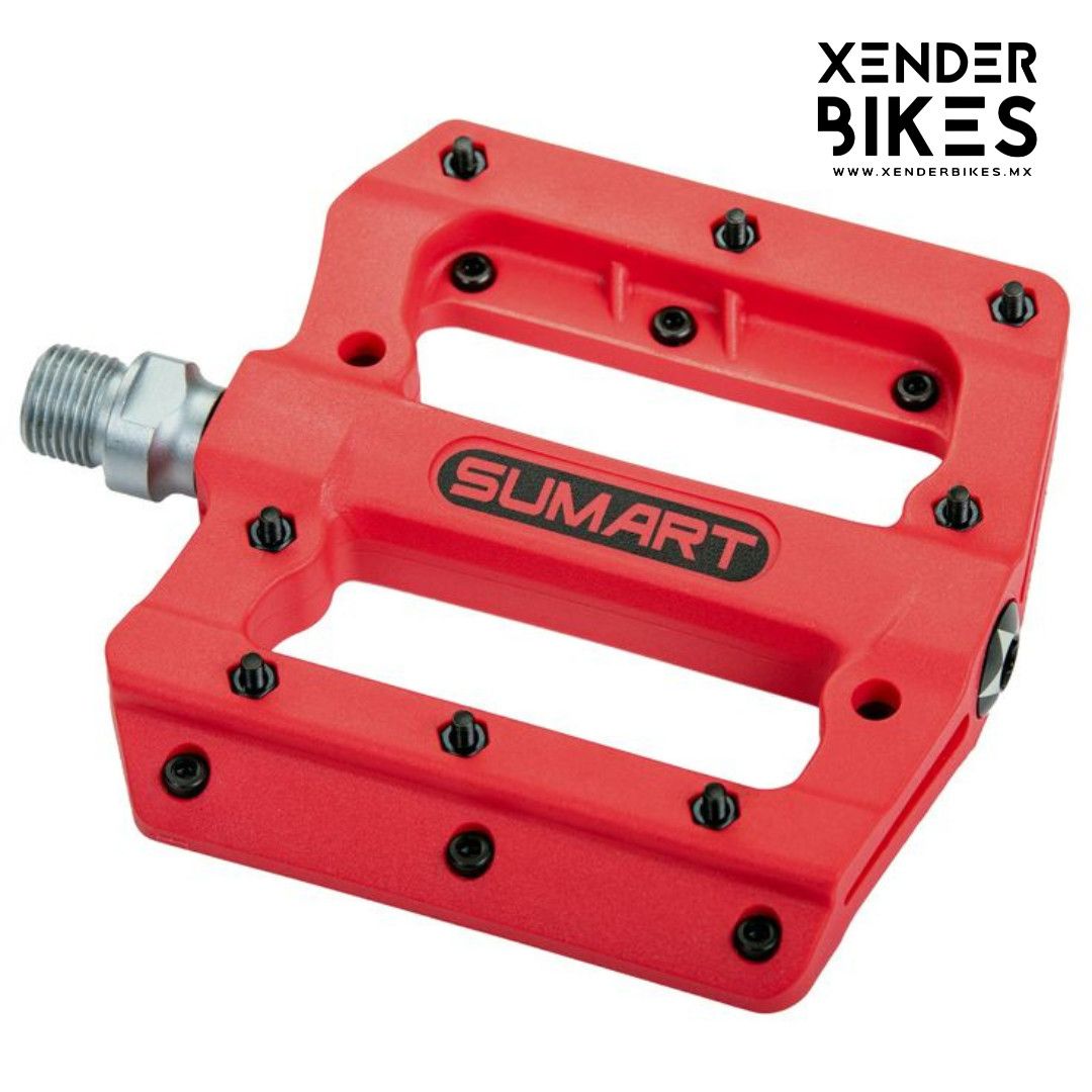 SUMART NYLON PD-1314 ROJO PEDALES