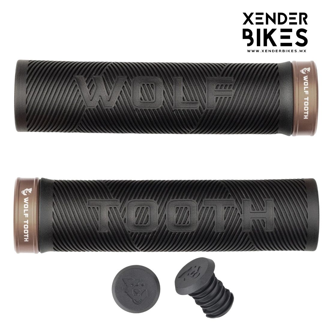 WOLF TOOTH ECHO LOCK ON NEGRO/EXPRESSO PUÑOS