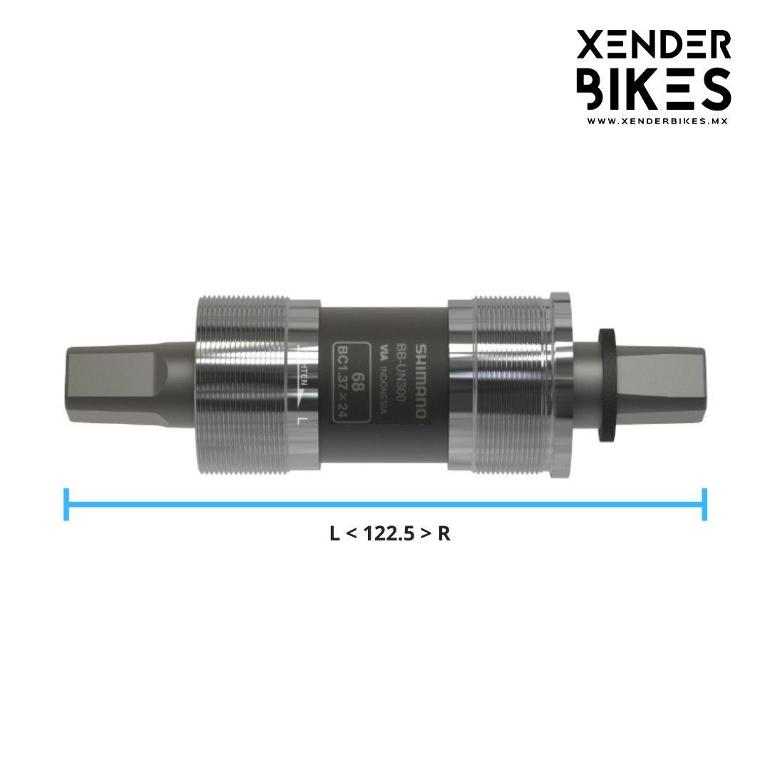 SHIMANO BBUN300 122.5mm EJE DE PEDALIER