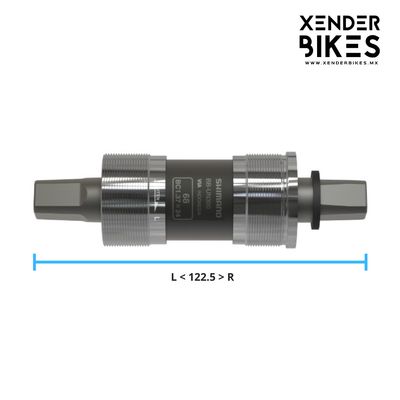 SHIMANO BBUN300 122.5mm EJE DE PEDALIER