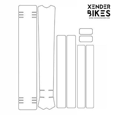 AAPEX BIKE SKIN PROTECTOR DE CUADRO