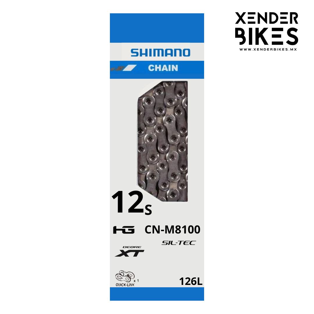 SHIMANO XT CN-M8100 126L (12p) CADENA
