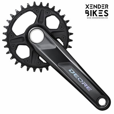 SHIMANO DEORE FC-M6100 30T 175mm (12p) BIELAS