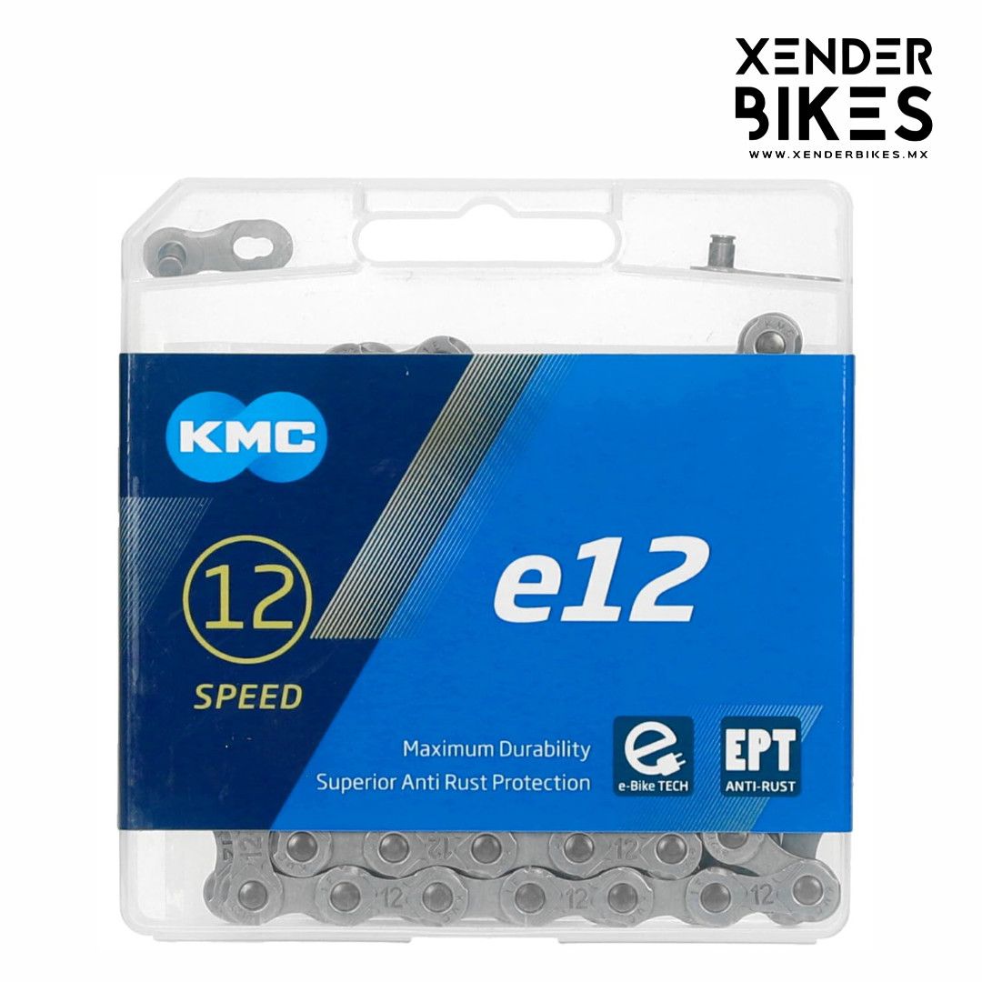 KMC E12 126L (12p) ANTI-OXIDO/E-BIKE CADENA