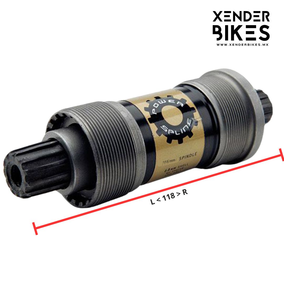 SRAM POWER SPLINE 118mm ROSCA INGLESA EJE DE PEDALIER