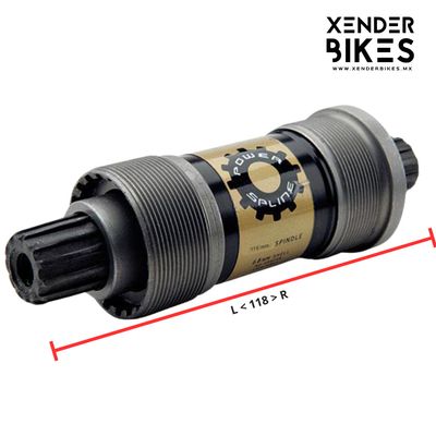 SRAM POWER SPLINE 118mm ROSCA INGLESA EJE DE PEDALIER