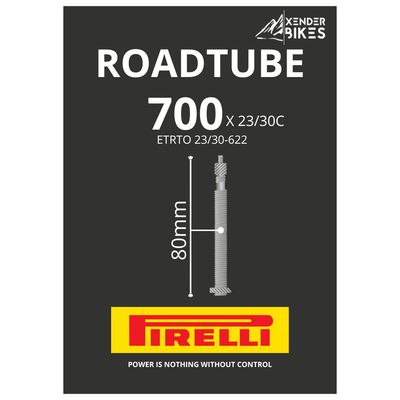 PIRELLI ROADTUBE SL 700 x23/30C VF 80mm CAMARA